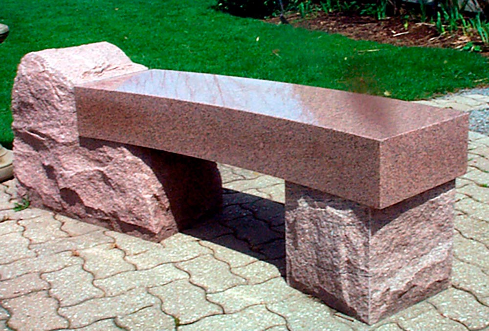 Скамейки из искусственного камня